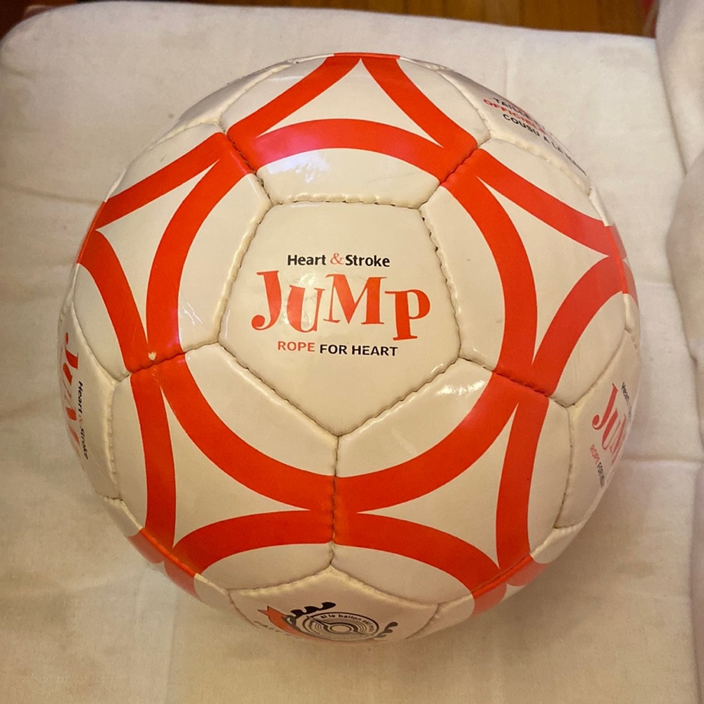 Heart & Stroke Jump Rope For Heart size 5 soccer ball